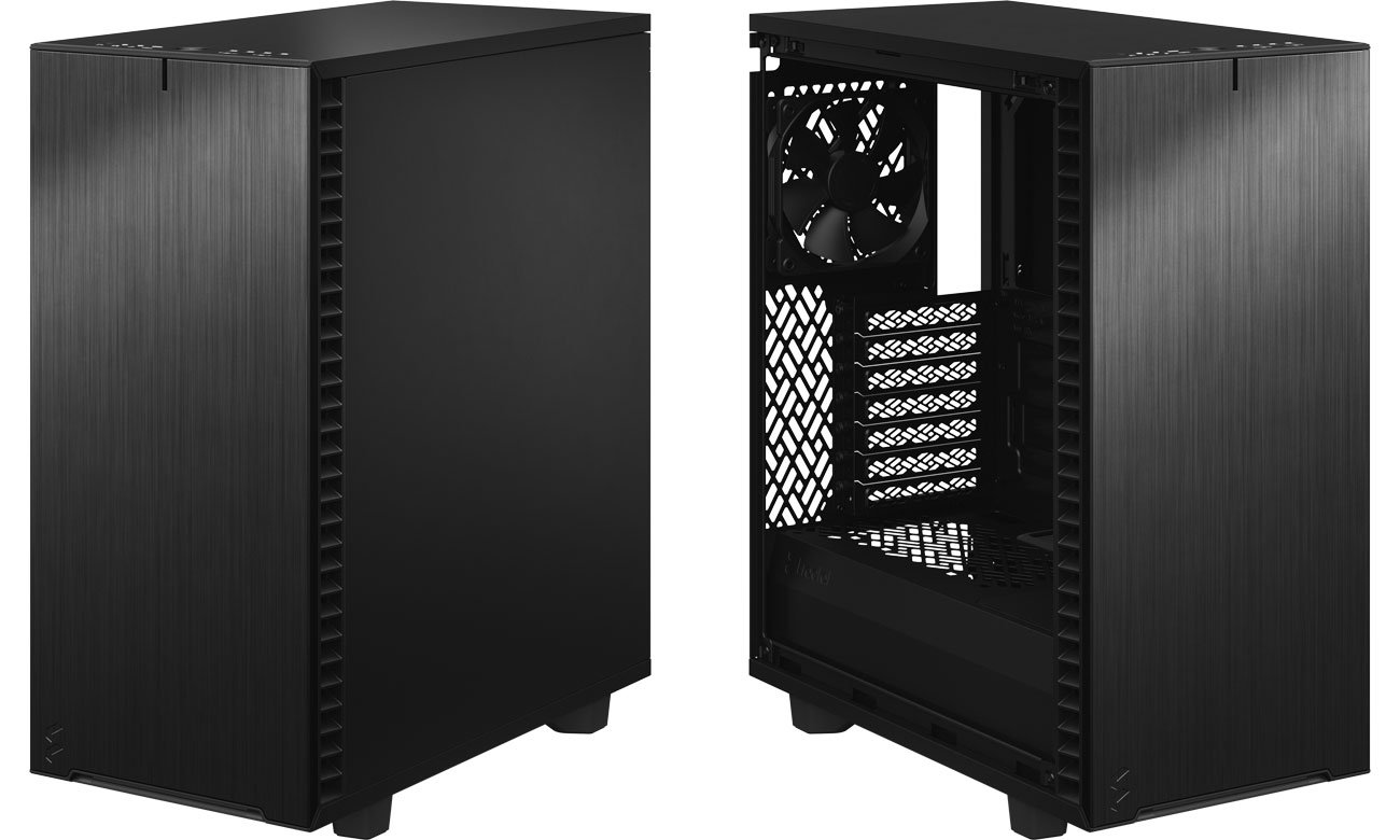 フラクタルデザイン define7 compact TG Light Tint Fractal Design Define 7 Compact Czarna TG Light Tint